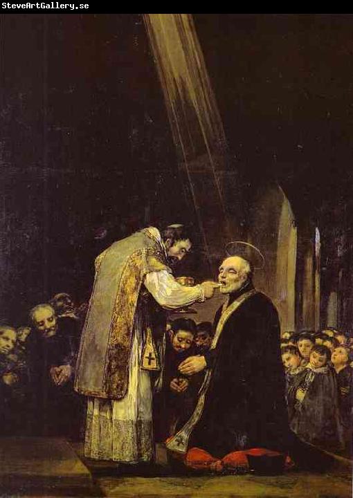 Francisco Jose de Goya Last Communion of Saint Jose de Calasanz.